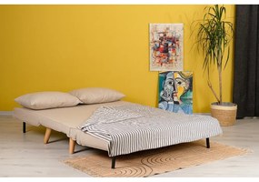 Beżowa rozkładana sofa 120 cm Folde – Artie