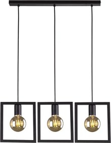Potrójna loftowa lampa wisząca nad stół - 3X S098 E8-W76