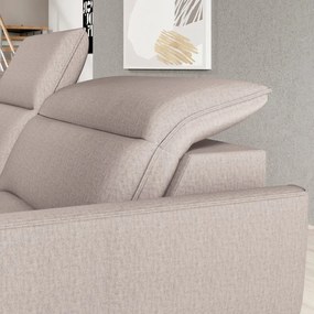 Narożnik MURILLO XL z elektryczną regulacją siedziska Prawostronny w tkaninie VOUGE 02 WERSAL