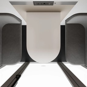 Budka akustyczna do biura INBOX 4-osobowa 2200 x 2200 x 1220 mm