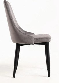 Zestaw 4 Krzese Kan Aksamitne