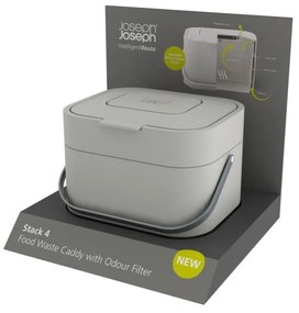 Pojemnik na odpadki organiczne Joseph Joseph IntelligentWaste Stack, 4 l