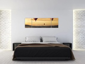 Obraz - latające balony (170x50 cm)