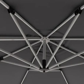 ACTIVE 370 cm - wahadłowy parasol ogrodowy z drążkiem bocznym : Substancja Desen - 840