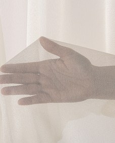 Firana na taśmie wave kolor złoty tkanina półprzezroczysta, połyskliwa, strukturalna