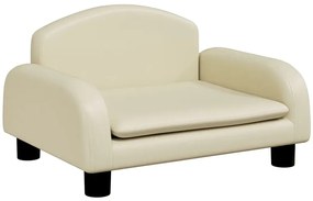 Nowoczesna kremowa sofa dziecięca - Velira 3X