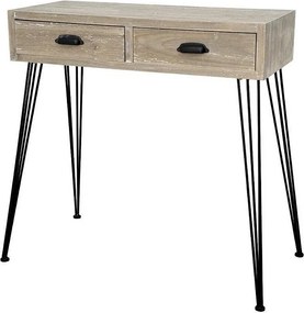 Konsola 80x80x36 cm czarna Loano Lo012