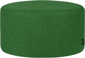 Zielony wełniany puf Folk – noo.ma