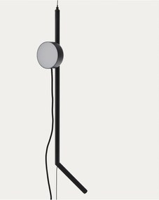 Czarna lampa stojąca LED ze ściemniaczem (wysokość 339 cm) Orey – Kave Home