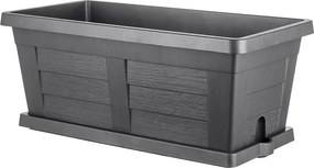 Bama Wielkogabarytowa skrzynka ogrodowa Legno antracyt, 60 x 30 x 25 cm, 60 cm