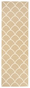 Beżowy chodnik odpowiedni na zewnątrz 70x225 cm Kotte Sand – Pappelina