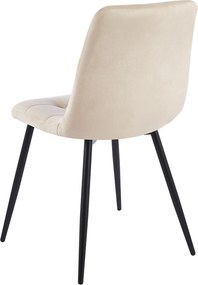 Pack 4 Krzesa Stuhl Aksamitne