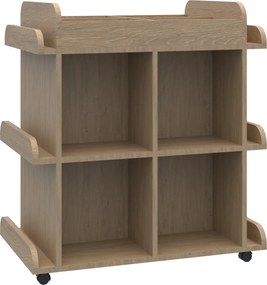 Mobilna biblioteczka dwustronna do przedszkola Smart, index KC-BM-2P-PD