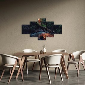 Obraz górskiej rzeki (125x70 cm)