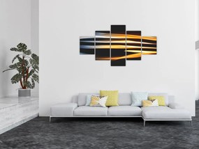 Czarny obraz (125x70 cm)