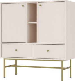 Komoda TORINO 100 cm do Salonu Sypialni Odcienie beżu