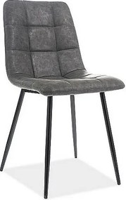 Krzesło LOOK szare/czarne