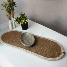 Bieżnik z juty 35x100 cm Wicker – Mila Home Luxury