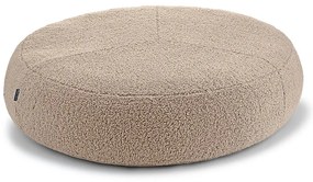 Beżowe legowisko dla psów z materiału bouclé ø 70 cm Senso Pouffe Greige S/M – MiaCara