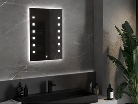 Mexen Ner lustro łazienkowe podświetlane 50 x 70 cm, LED 6000K, antypara - 9809-050-070-611-00