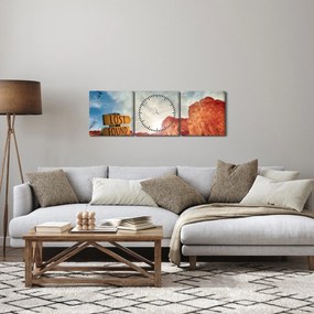 Obraz wskaźnika z napisem (z zegarem) (90x30 cm)