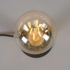 Nowoczesna lampa stołowa czarna - Facil