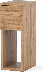 Szafka Nocna Dąb Wotan 1 Szuflada 20 cm Stolik Nakastlik Do Sypialni