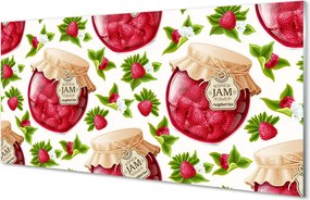 Panel szklany do Kuchni Domowe Powidła Malinowe