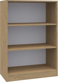 Niski regał biurowy z półkami Simple, 80x40x120,5 cm, index 80-3P