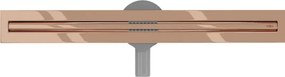 Mexen Flat 360° Slim odpływ liniowy obrotowy 60 cm, różowe złoto - 1641060