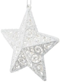 Plastikowa ozdoba świąteczna 11,5 cm Star – Dakls