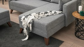 Narożna sofa rozkładana Bella Corner Right 2 Grey