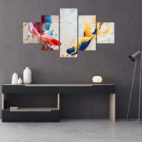 Obraz - Ryby bojowniki (125x70 cm)