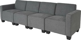 Modułowa sofa 4-osobowa Moncalieri,  szary