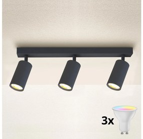 Brilagi - LED ściemnialna oprawa punktowa SELE 3xGU10/6,5W/230V antracyt