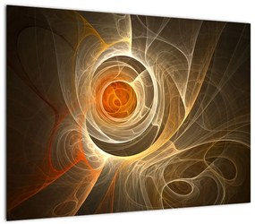 Obraz na szkle - abstrakcja (70x50 cm)