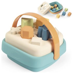 Smoby little green sorter w koszyku bioplastik