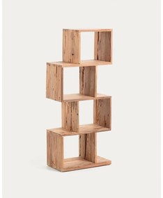 Regał z litego drewna tekowego w naturalnym kolorze 55x132x30 cm Aroba – Kave Home