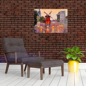 Obraz na szkle - Moulin Rouge, Paryż, Francja (70x50 cm)
