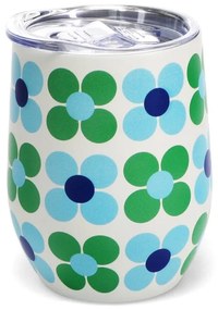 Kubek podróżny 350 ml Blue and green Daisy – Rex London