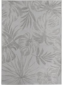 Dywan zewnętrzny Desert Listki szary 80 cm x 250 cm