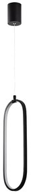 Czarna lampa wisząca LED Can – Opviq lights