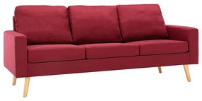 3-osobowa sofa czerwone wino - Eroa 3Q