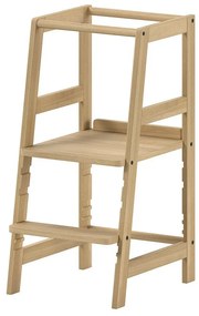 Pomocnik kuchenny dla dzieci z litego drewna bukowego w naturalnym kolorze Forrest – Vipack