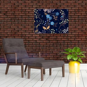 Obraz - Jesienne kwiaty (70x50 cm)
