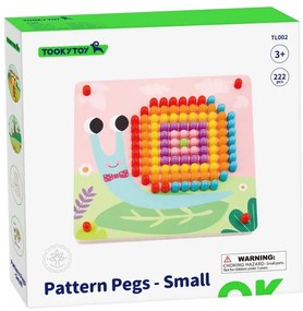 Tooky toy układanka z pinezkami kołki wpinaczka