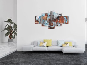 Obraz - Wieżowce (125x70 cm)