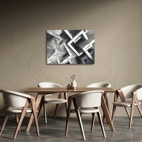 Abstrakcyjny obraz kostek (70x50 cm)