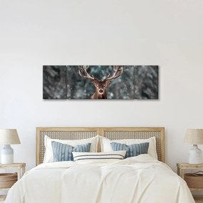 Obraz - Majestatyczność jelenia (170x50 cm)