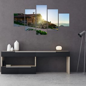 Obraz - Poranek w Alpach, Tyrol (125x70 cm)